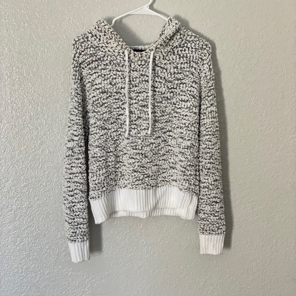 white sweater